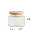 thumbnail image 3 of Mainstays Glass Kitchen Food Storage  Jar 1.5L Glass jar with bamboo lid, 3 of 5