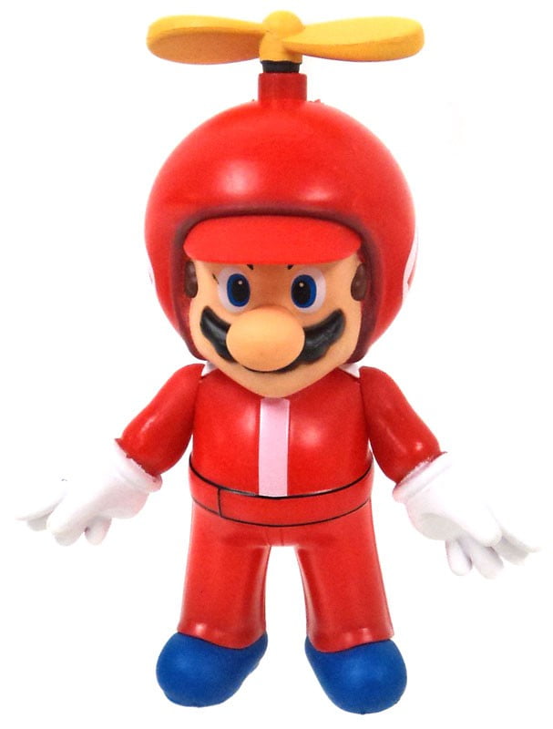 World of Nintendo Super Mario Propeller Mario WindUp Figure