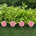 thumbnail image 1 of Estaca floral para jardín, adorno de hierro, inserto de girasol, decoración para jardín, patio y jardín, accesorio de jardinería para exteriores, ideal para cualquier inserción de hierro., 1 of 6