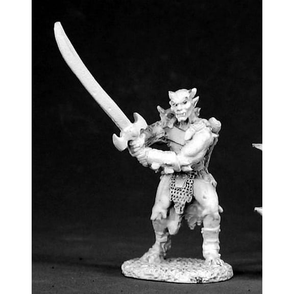 T-Quan Skoli Warrior Miniature 25mm Heroic Scale Dark Heaven Legends Reaper Miniatures