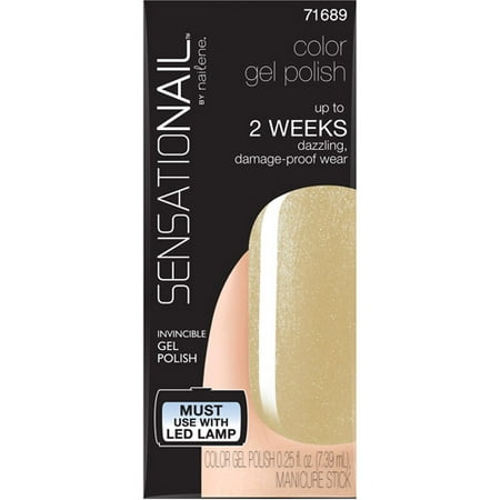 Nl Sensationail 71689 Nl Gel Polish Color Lil Gold Dress