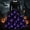Black, variant on BaoFuBaoMei Vintage Halloween Dresses for Women Plus Size Crew Neck Long Sleeve Halloween Witch Hat Star Print Midi Dress Back Zipper Closure Waist Bow Tie a Line Dresses for Party