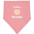 thumbnail image 2 of Inktastic Wrestling Future Wrestler Baby Bandana Bib, 2 of 4