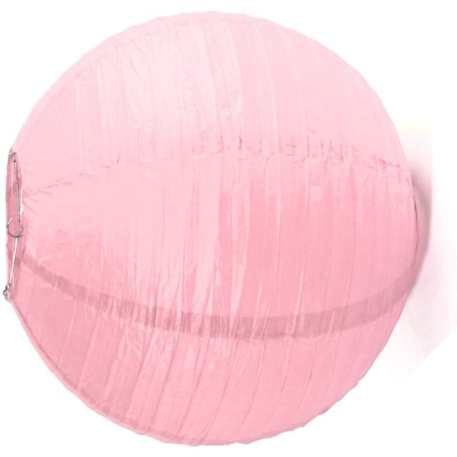 1 x Pantalla de farol de papel japonés chino para fiesta de boda, 40 cm (16 pulgadas) rosa