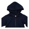 thumbnail image 3 of Sudadera George para Niño Abierta con Zipper y Capucha Lisa Azul Marino Talla 6, 3 of 4