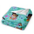 thumbnail image 3 of Manta de franela cálida y acogedora con encanto para sala de estar, dormitorio, cama, sofá, coche, mantas de vellón para todas las estaciones, regalos para niños, adolescentes y adultos, 40 x 30, 3 of 8