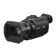 Panasonic X1600 4K 60p Portable Director's Camcorder with Wide Angle Telephoto Lens with 24x Zoom, HYBRID O.I.S., Live Streaming, Versatile Recording Mode, and Built-In Wi-Fi (Black)