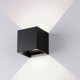 thumbnail image 4 of de lámpara de pared LED de 12 W, iluminación de pared impermeable para interiores y exteriores, luz de pared hacia arriba y hacia abajo, antioxida Luz blanca negra, 4 of 8