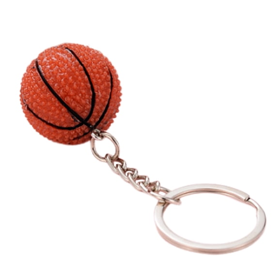 PENIKOKO Metal Basketball Keychain for Sports Enthusiast 1Pack