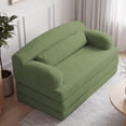 thumbnail image 3 of Leumius Futon Sofa Bed, Convertible Sofa Bed,Folding Boneless Couches,Low-Profile Boneless Couch for Living Room,15.8" H Low Seat Small 57" Foldable Floor Sleeper Mattress Lounge Space‑Saving, 3 of 11
