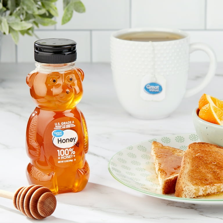 Great Value Honey, 12 oz Plastic Bear