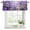 Pink Purple Sky Blue, variant on Purple Lavender Curtain Valances for Windows, Kitchen Valance Window Treatments Panel 2 Pack, Spring Watercolor Country Wildflowers Rod Pocket Short Curtains for Bathroom Bedroom 54 x 18 Inch