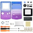 thumbnail image 3 of IPS Ready Upgraded eXtremeRate Gradient Translucent Bluebell Replacement Shell Full Housing Cover Buttons for Gameboy Color – Fit for OSD IPS & Regular IPS & Standard LCD –Console & IPS Screen Without, 3 of 6