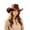 Brown, variant on Classic Cowboy Hat for Western Cowhide Wide Brim Outdoor Sun Fashionable Style Cowboy Hat for Boys 7 Years