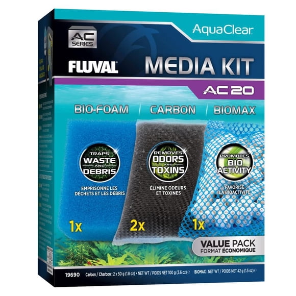 Kit de mantenimiento multimedia Fluval AC20 Power Filter