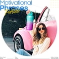 thumbnail image 3 of 64oz Leakproof BPA Free Drinking Water Bottle with Time Marker for Fitness Camping and Outdoor Enthusiasts green/purple, 3 of 6