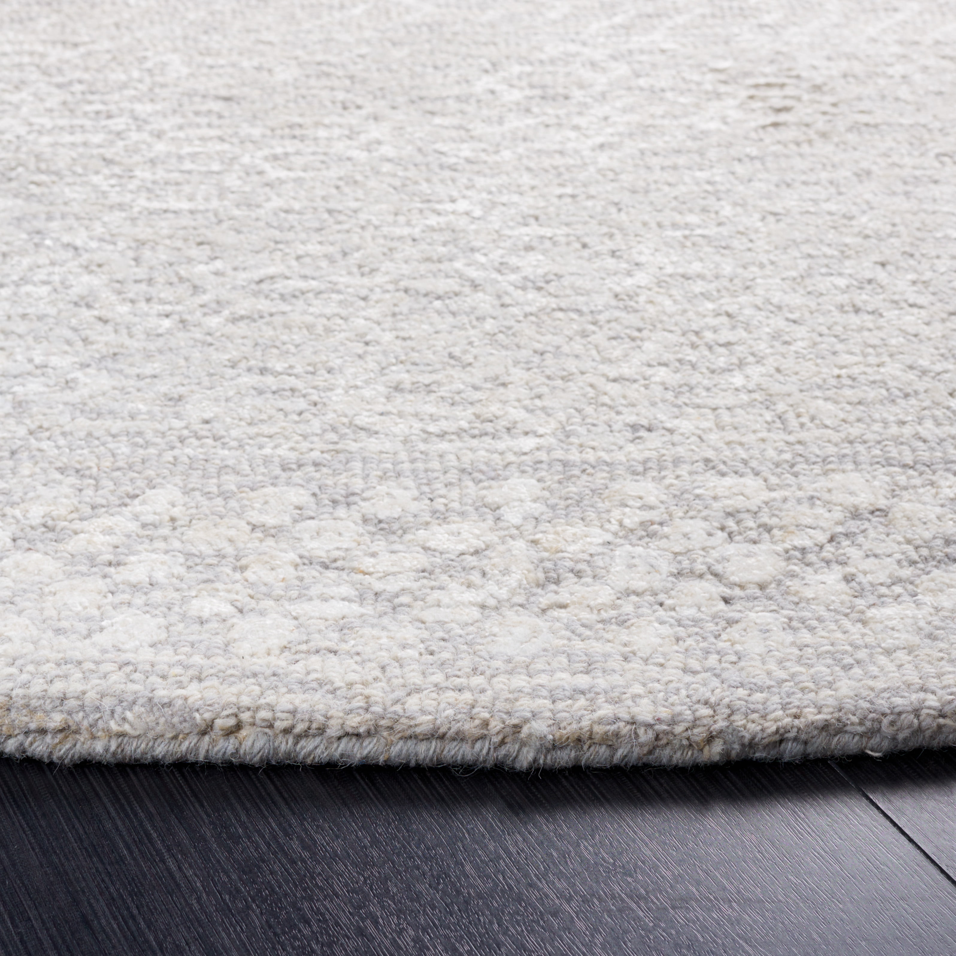 SAFAVIEH Glamour Andreas Geometric Area Rug, Grey/Ivory, 6' x 6' Round
