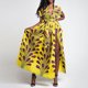 thumbnail image 5 of Vestido largo estampado africano para mujer Vestido largo con abertura en el hombro de Muti Way Homb Abanopi 7-L, 5 of 7