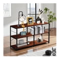 thumbnail image 4 of Mueble Para TV Credenza Con 6 Estantes Abiertos 140X77X34 cafe, 4 of 7