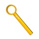 thumbnail image 4 of Llave de pedalier portátil, ligera, 1, alta resistencia, 12 muescas Oro, 4 of 8
