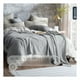 thumbnail image 3 of Manta Muselina Individual 100% Algodón Esquimal Ideal para Cama, Sofá y Decoración (Gris), 3 of 7