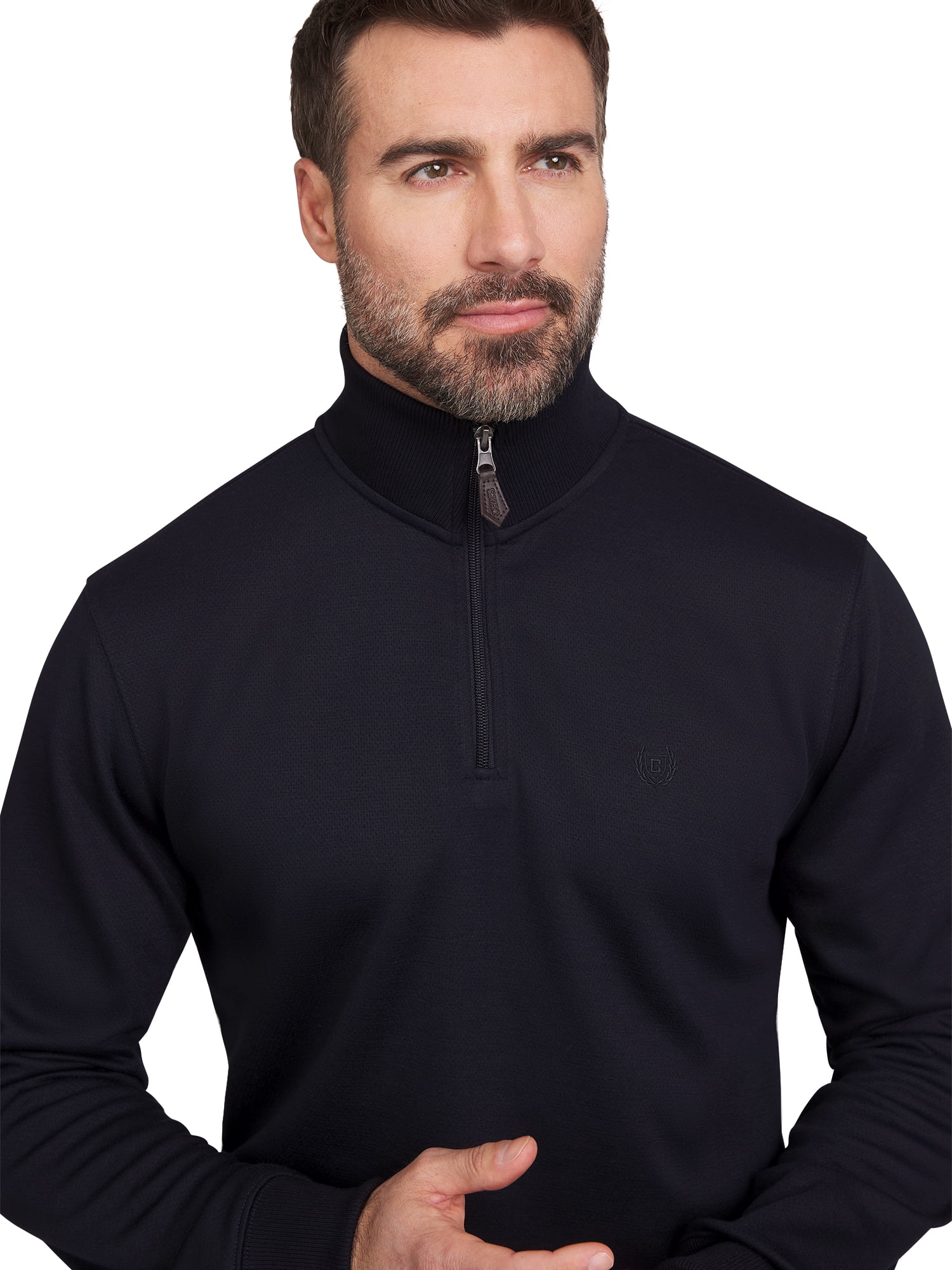 Chaps Men's & Big Men's Camden Quarter Zip Knit Sweater, Sizes S-2XL