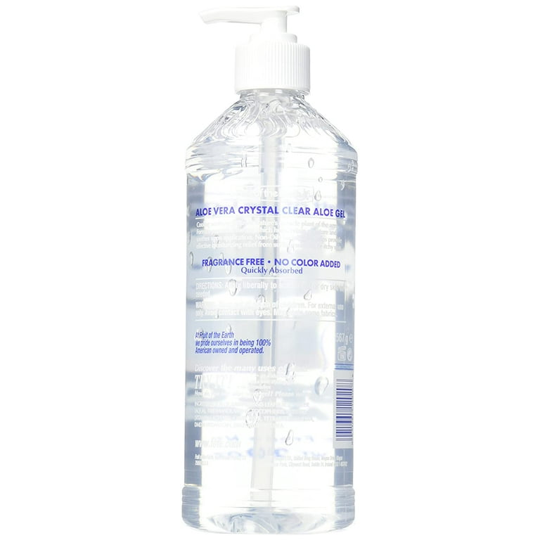 Fruit of the Earth Aloe Vera Crystal Clear Aloe Gel 20 oz
