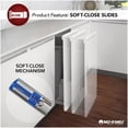 thumbnail image 5 of Rev-A-Shelf CH-241419-RM-217 Classic Closet 23-3/4"W Wire Frame Double Pull Out Laundry, 5 of 7