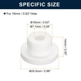 thumbnail image 3 of Unique Bargains 6 Pcs White Plug Holes, T16 Rubber Button Plug for 15mm/0.59' Hole, 3 of 6