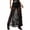 A-Black141, variant on Wxolcjlv Women's Lace Overlay Maxi Skirt Fitted Waist Gothic Feature Night Out Skirts