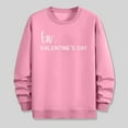 thumbnail image 4 of Valentines Day Sweatshirt for Men Casual Heart Oversized Pullover Long Sleeve Crewneck Sweatshirt, 4 of 5