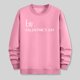 thumbnail image 5 of Amzcrzy Sudadera Para Hombre, Con Estampado De Corazones, Informal, De Manga Larga Y Cuello Redondo, Con Capucha, Color Rosa, L, 5 of 6