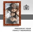 thumbnail image 3 of 7x17 Brown Veneer Real Wood Picture Frame Width 1.75 inches | Interior Frame Depth 0.5 inches |, 3 of 8