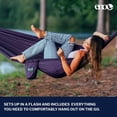 thumbnail image 2 of Hamaca ENO TravelNest, 274 cm, portátil, para acampar, color ciruela, 2 of 7