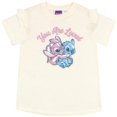 thumbnail image 5 of Disney Lilo & Stitch Girls 2-Piece Set - Short Sleeve Stitch and Angel Graphic Print T-Shirt and Leggings 2-Pack Bundle for Kids (Sizes 4-16), 5 of 10