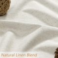 thumbnail image 4 of Cortinas opacas de lino color crema Guken de 107 x 213 cm para sala de estar, 4 of 7