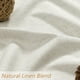 thumbnail image 4 of Cortinas opacas de lino color crema Guken de 107 x 213 cm para sala de estar, 4 of 7