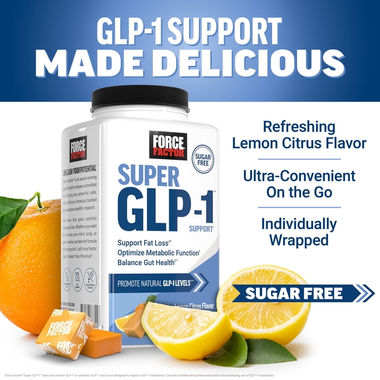 Force Factor, GLP1 Support Chews, Citrus - 60 ct