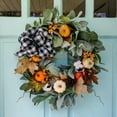 thumbnail image 4 of Fall Wreaths for Front Door 18" Artificial Floral Wreaths Decorations for Home & Thanksgiving & Halloween, 4 of 5