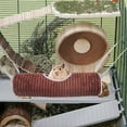 thumbnail image 5 of Winter Warm Hanging Bed for Small Pets Ferret Hamster Guinea Pig Squirrel Insulated Cotton Soft Nest(Coffee), 5 of 6