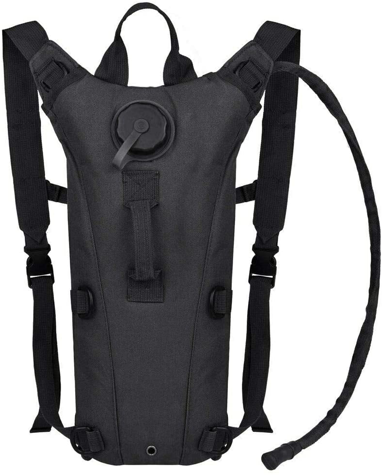 VISM Water Bottle Holder MOLLE Pouch 10" 32oz Tactical H2O Camp Hike Walk GRAY~ 