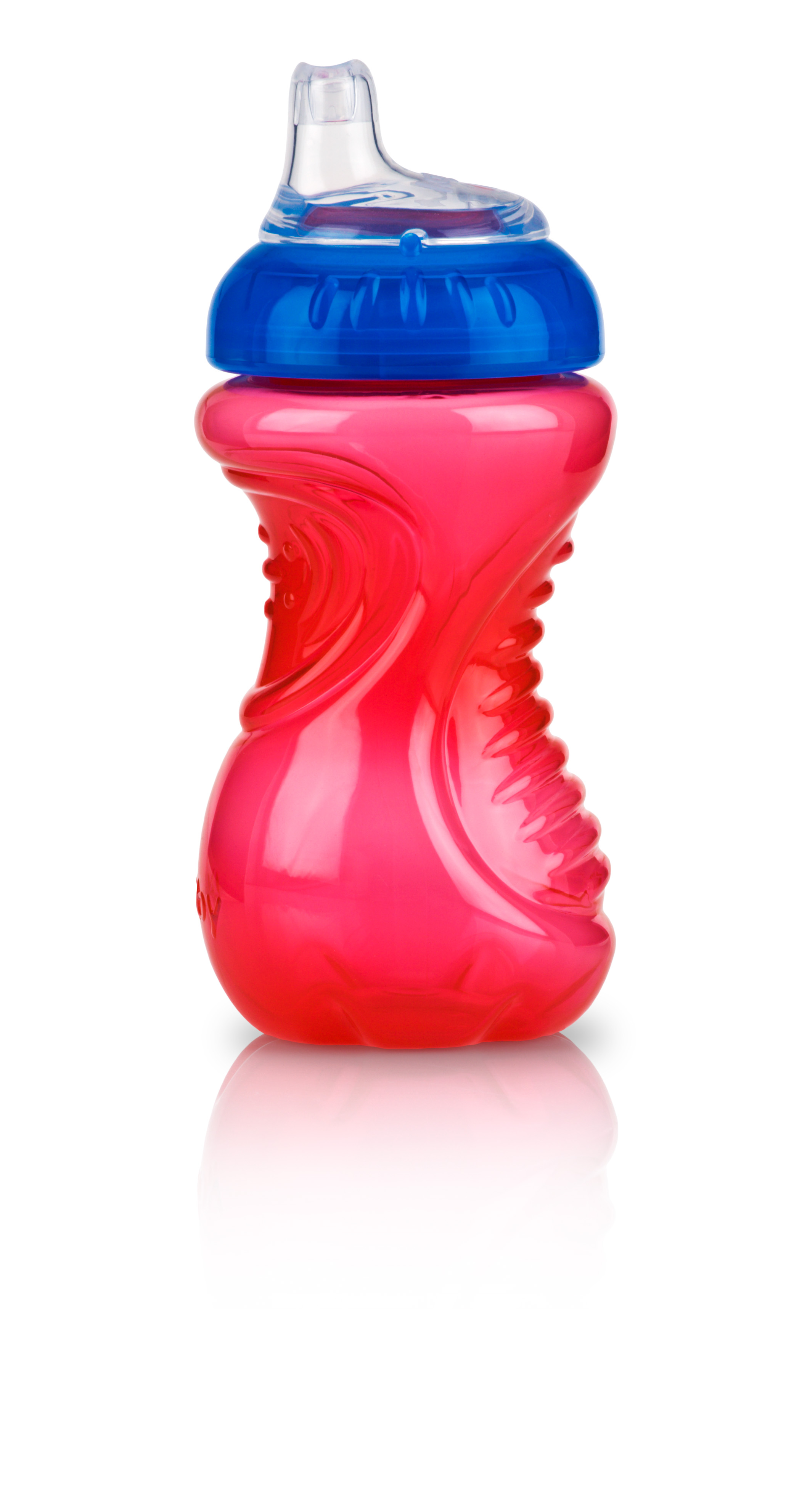 Nuby No-Spill Easy Grip Soft Spout Sippy Cup 10oz, 3-Pack photo 5