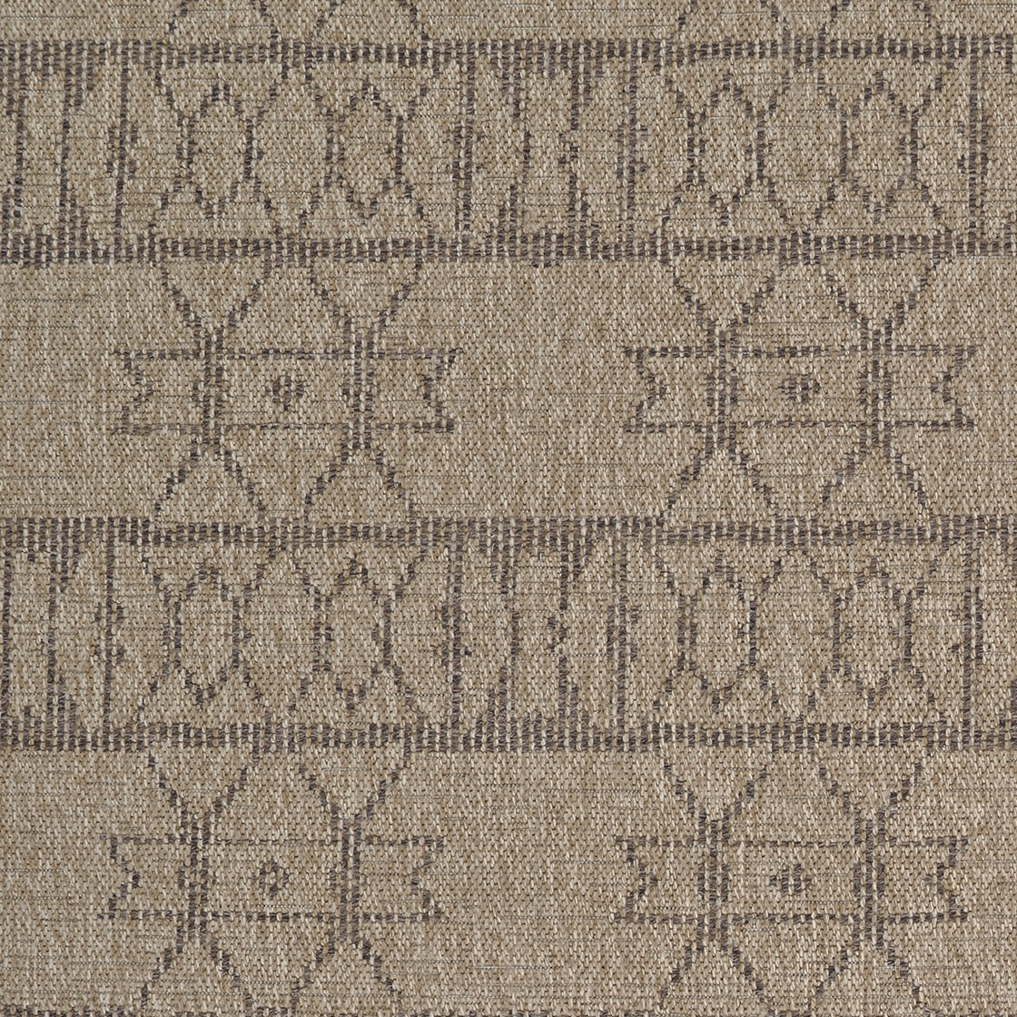 Couristan Naturalistic Adobe Indoor/ Outdoor Area Rug, Natural-Brown, 6'6" x 9'