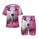 thumbnail image 1 of Fotbe Flower Field Cow Pijama Estampada de 2 Piezas para Niños – Ropa de Dormir de Manga Corta Cómoda para Niños y Niñas, Camiseta y Shorts de Algodón-3X-Large, 1 of 6