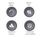 thumbnail image 5 of Soporte para computadora portatil Deli Elevador Ajustable Base Metal gris, 5 of 11