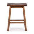 thumbnail image 3 of Sonoma Backless Saddle Counter Stool - Burnt Chestnut, 3 of 8