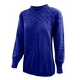 thumbnail image 5 of Women's Plus Size Weaving Textured Sweaters Loose Crewneck Long Sleeves Ladies Knitted Pullover Casual Sweater Tops, 5 of 6