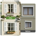 thumbnail image 6 of Kadyn Louver Shutters with Premium Board and Batten, Window Panel Shutters with Easy Mount for Farmhouse, Home Office, Living Room, Bedroom, White(14"*31"), 6 of 7