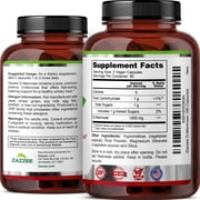 Zazzee D-Mannose 1000 mg – Supports Urinary Tract Health – 100% Pure – 180 Capsules