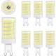 thumbnail image 1 of G9 LED-lampa Kallt Vit, 10W G9-lampa 6000K glödlampa, 6-pack, 1 of 5